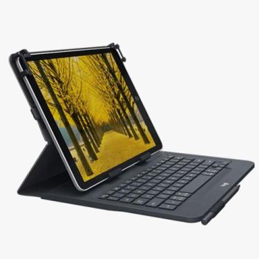 Imagem de Capa tablet com teclado 9" e 10" universal folio logitech 920-008334
