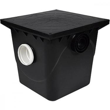 Imagem de Caixa P/Gordura C/Cesto Metasul Preto, Preto