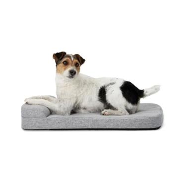 Imagem de Diggs Bolstr Cama ortopédica para cães com encosto de cabeça – Cama de gaiola para cães Evolv Crate e outros canis padrão para animais de estimação – durável e confortável – (pequena)