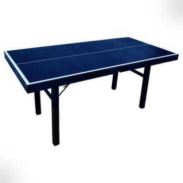 Imagem de Mesa de Ping Pong Tenis de Mesa Juvenil MDF 15mm - Tenix, Azul