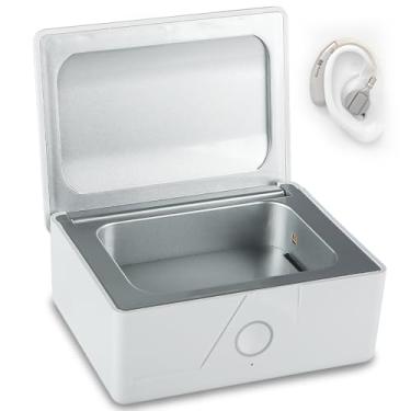 Imagem de Secador, Aparelho, Aparelho Auditivo, Desumidificador de Aparelho Auditivo, Desumidificador, Aparelho Auditivo para Surdez Desumidificador Elétrico, Sistema de Desinfecção e Limpeza,