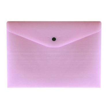 Imagem de Pasta C/ Botão Horizontal Envelope A4 Tons Pastel Dello,  ROSA