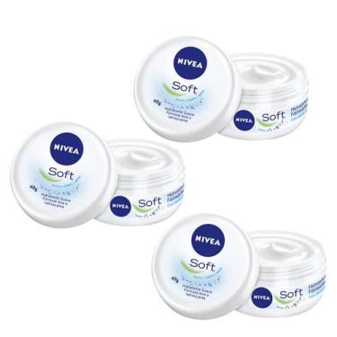 Imagem de Kit C3 Hidratante Soft Fórmula Refrescante 48g cada - Nívea