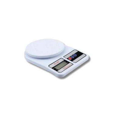 Imagem de Balança digital precisão de cozinha branca 10kg casita