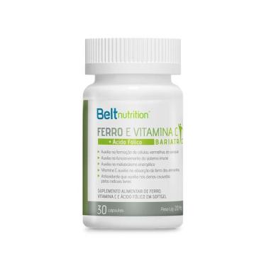 Imagem de Belt Bariatric Ferro, Vitamina C + Ác. Fólico - 20,4g - Belt Nutrition