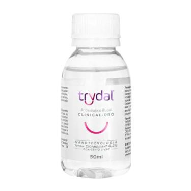 Imagem de Enxaguante Bucal Trydal Clinical-Pro 50ml Compacto Prático Ideal Bolsa Viagem Necessaire Portátil Proteção Gengivas Sensíveis