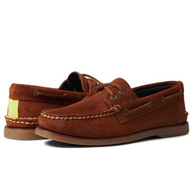 Imagem de Sperry Sapato náutico masculino dourado a/O com 2 ilhoses, Camurça bege, 9.5