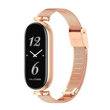 Imagem de MIJOBS Pulseira de substituição respirável para Xiaomi Mi Band 10/9/8 para Mi Fit Band 9 SmartWatch para mulheres e homens