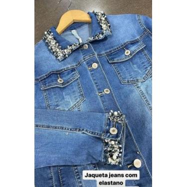 Imagem de Jaqueta Jeans Feminina Customizada - Pura Magia, M