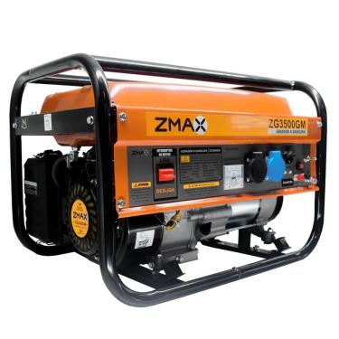 Imagem de Gerador a Gasolina 3,5 KVA 4 Tempos Bivolt ZMAX-Bivolt