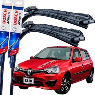 Imagem de Palheta Limpador Parabrisa Bosch Aerofit Par de Palheta Limpadora Dianteiro Original Clio 1999 á→2017