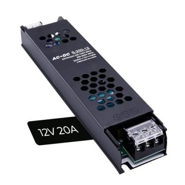 Imagem de Fonte Chaveada 12v 20a 240w P/Cftv Fita Led Som Automotivo