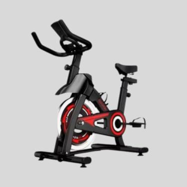 Imagem de Bicicleta Spinning Ergométrica Profissional Monitor 150Kg - Treino Completo e Confortável