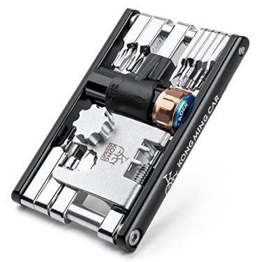 Imagem de Ferramenta de bicicleta com inflador de CO2 – Ferramenta de corrente de bicicleta/Torx/hexagonal/chave de fenda – Kit multiferramentas para bicicleta, compacto e leve ferramentas de reparo para bicicletas de estrada e montanha