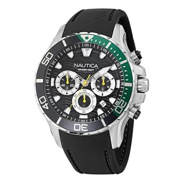 Imagem de Nautica Relógio de silicone NST, Preto