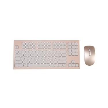 Imagem de Teclado mecânico Willow [Milk Tea Edition] + mouse sem fio bônus, 102 teclas, MAC/WIN, interruptores silenciosos lineares LP Kailh, luz traseira branca, RF 2.4, Bluetooth, USB, teclas PBT, topo de