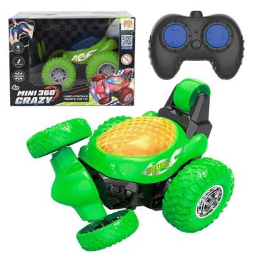 Imagem de Carrinho 360 Crazy Controle Remoto Rodas Giratórias Luzes LED Manobras