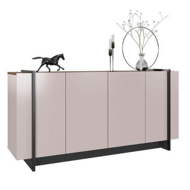 Imagem de Buffet Copacabana 4 PT Off White e Nogueira - Colibri Móveis