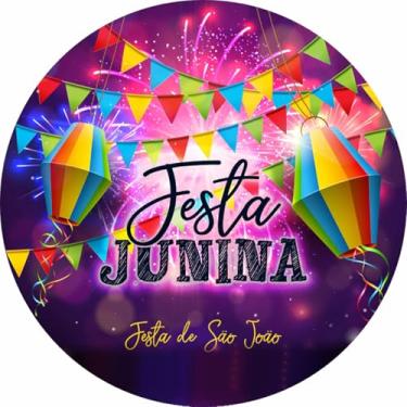 Imagem de Painel Redondo Veste Facil 1,50m Festa Junina (FJN113)