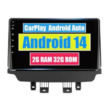 Imagem de RoverOne Automotivo Radio Estéreo para Mazda CX-3 CX3 para Mazda 2 DK 2014-2021 com CarPlay Android Auto Navegação GPS Bluetooth Central Multimídia WiFi