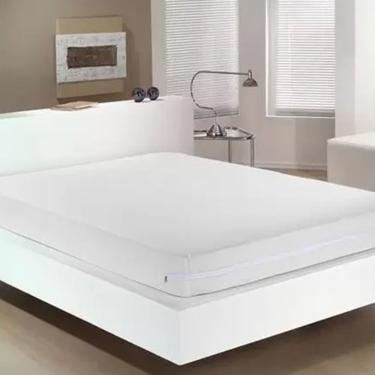 Imagem de Capa P/Colchão Buettner Queen 30 Malha C/Zíper Branco