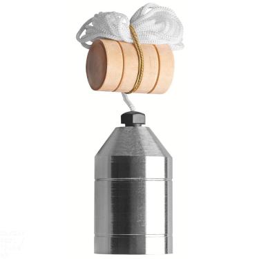 Imagem de Prumo 1000 G Tramontina Em Aço Com Calço Guia De Madeira E Cordão De Nylon Tramontina