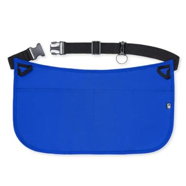 Imagem de SupplyMaid Avental de limpeza profissional à prova d'água com 3 bolsos. Feito para limpadores profissionais. Como um suporte de limpeza ao redor da cintura, Azul royal, Standard