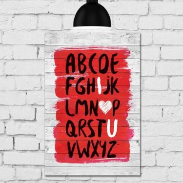Imagem de Placa Decorativa MDF I Love You 30x40 - Quartinhos