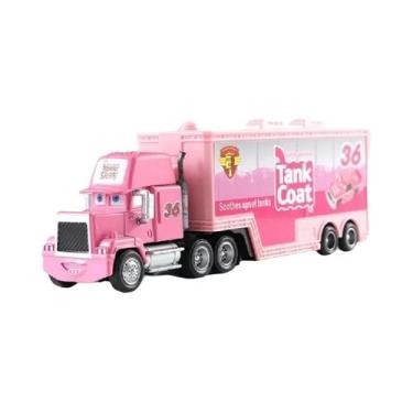 Imagem de Crianças Disney Pixar Dinoco Lightning McQueen Mack Racer Truck Cars M