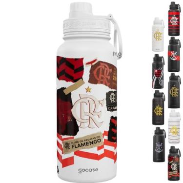 Imagem de Garrafa Térmica Gocase Fresh 950ml Oficial do Flamengo, Colagem 24 - B