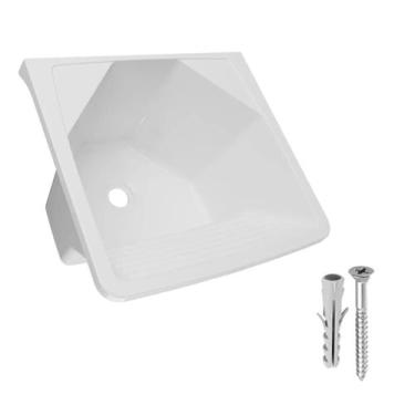 Imagem de Tanque De Plástico Pequeno Branco 18 Litros Para Lavar Roupas Astra