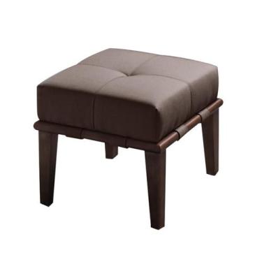 Imagem de Puff Lívia Marrom e Imbuia 45 cm - Keva