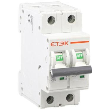 Imagem de Disjuntores Monopolar Bipolar Tripolar Din MCB 3KA 1, 2 e 3 Polos 6A a