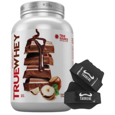 Imagem de True Whey Isolado Chocolate Avela 837g Luva - True Source