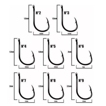 Imagem de Anzol Chinu n 4 Encastoado - 100 un