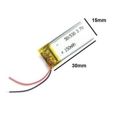 Imagem de Bateria  30mm X 15mm X 5mm 3,7v 150mah - bgb