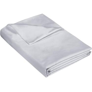 Imagem de Capa de colchão futon para colchão japonês (cinza prateado, algodão, completo)