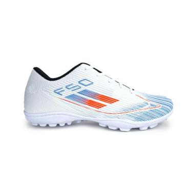 Imagem de Chuteira Society F50 Futebol Grama Sintética - SM, Branco, 41