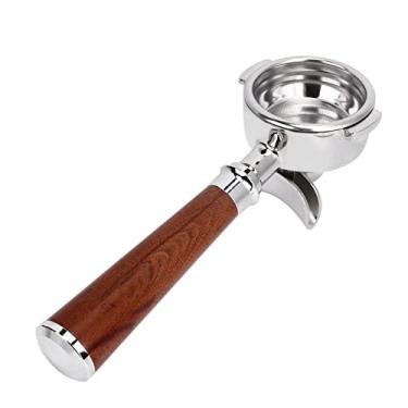 Imagem de Acouto 58mm de café Duplo Porta Com Alça de Pau -rosa de Madeira para R S Comercial