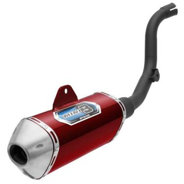 Imagem de Ponteira de Moto Esportiva Pro Tork Mini 3 CRF 250F 2018 À 2020, VERME
