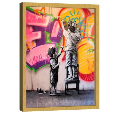 Imagem de Quadro Decorativo Chora Agora, Ri Depois