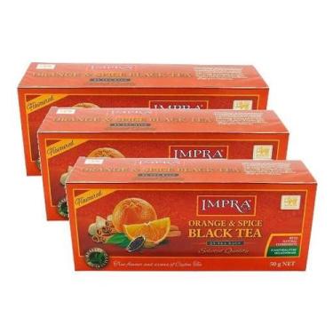 Imagem de 3 CHA PRETO DE LARANJA E ESPECIARIAS IMPRA TEA 25 sachês 50G