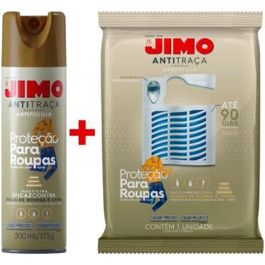 Imagem de KIT 1 Antitraça Aerossol 300ml 175g 1 Antitraça Cartela Antipolilla JI
