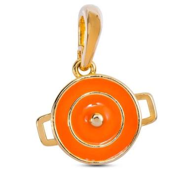 Imagem de Berloque Pingente Panelinha Ouro Pandora ou Vivara - Moda Do Chef