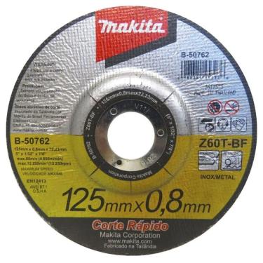 Imagem de Disco Fino De Corte 125 X 0.8 X 22.23 Mm B-50762-25 Makita