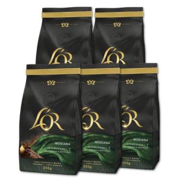 Imagem de Café Gourmet Lor Mogiana Torrado E Moído Kit 5 Pacotes 250G - L'Or