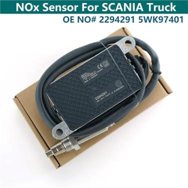 Imagem de 2294291 2064769 2247381 2296801 5WK97401 Sensor de nitrogênio e oxigênio NOx 24 V compatível com peças de reposição do motor Scania