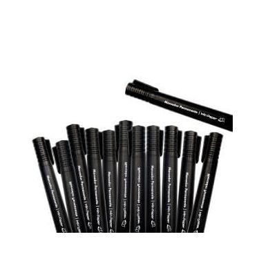 Imagem de Marcador Permanente para Retroprojetor, 12 Unidades, Preto