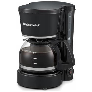 Imagem de Máquina de Café Elite Gourmet EHC-5055 Automática 5 Xícaras com Função Pause N Serve, Filtro Reutilizável, Interruptor Liga/Desliga