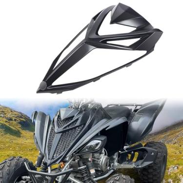 Imagem de CPOWACE Capa de radiador frontal para Raptor 700, capa de nariz de grade de painel frontal de plástico compatível com Yamaha Raptor 700/ 700R 2013-2025 Acessórios substituir OEM #1PE-F3391-60-00